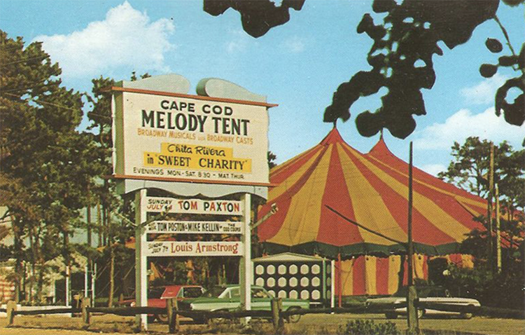 Historical photo of Melody Tent